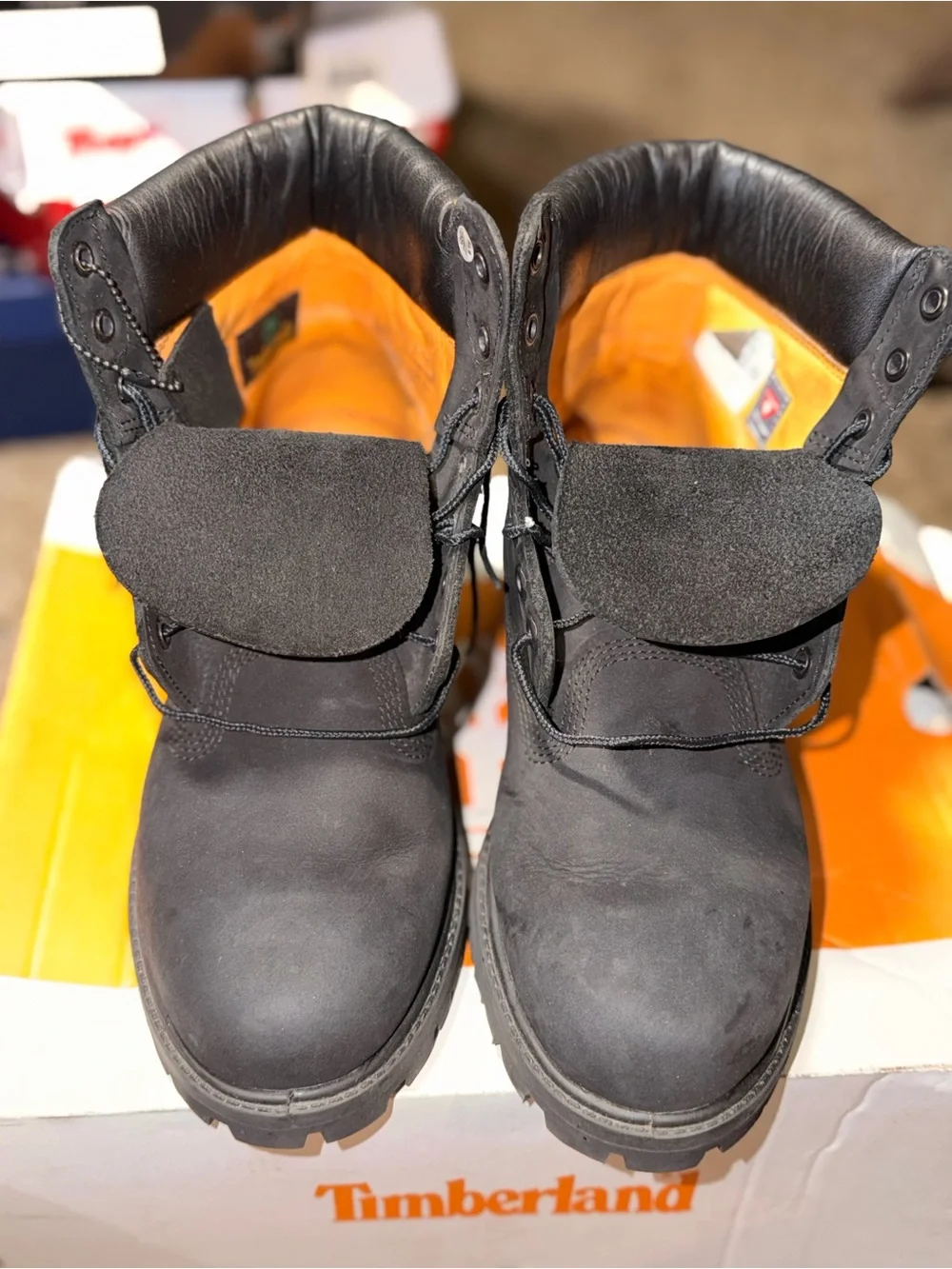 Timberland Premium 6-Inch Waterproof Boot in black men’s 9